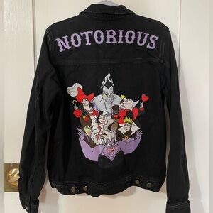 Cakeworthy Disney Villains Black Notorious Jean Jacket